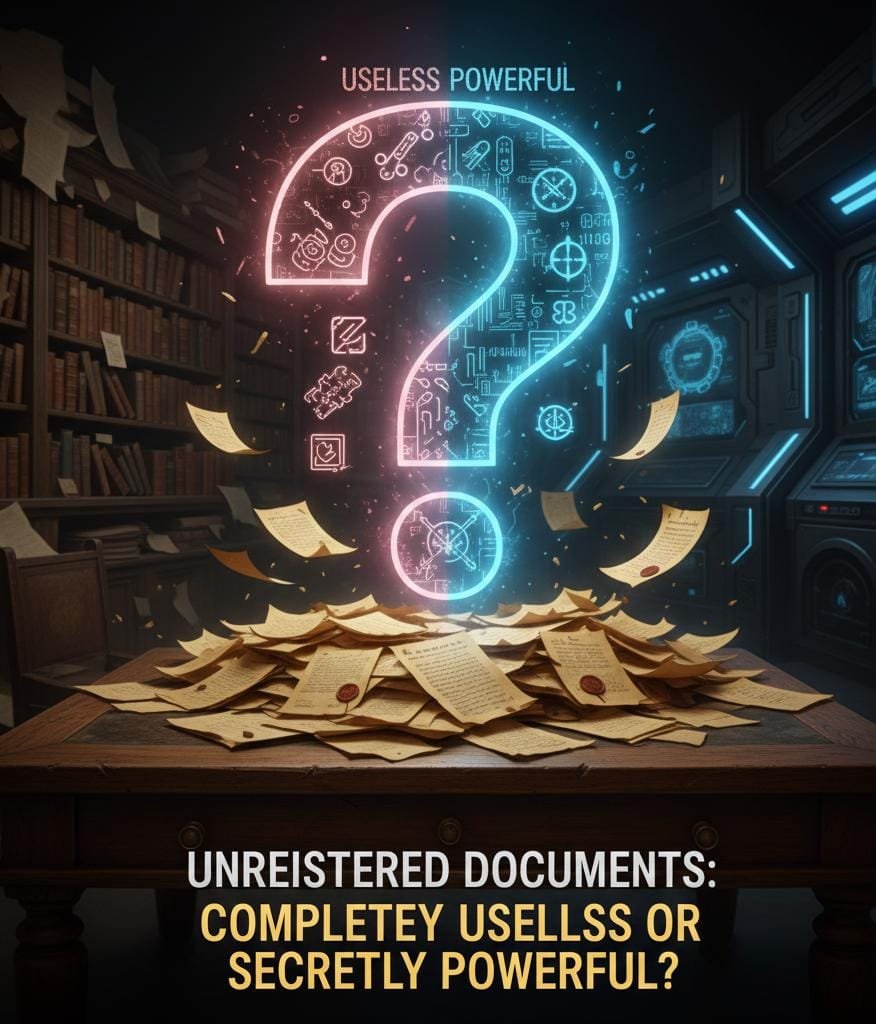 Unregistered Documents Legal Value